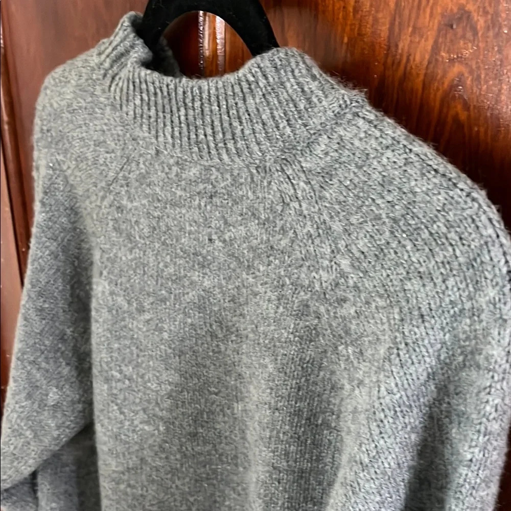 Anine Bing Kendrick Sweater University Paris In Charcoal Wool Cashmere Size M